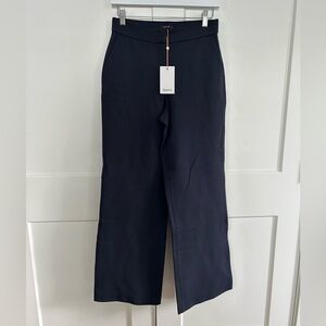 Quince Ultra Stretch Ponte Trouser Navy SZ 4 NWT